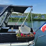 Houseboat Cosy Et Atypique A Le Zimon ספינת מלון