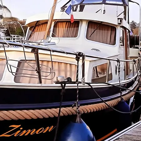 Bateau Zimon-vue Seine-nuit Insolite A 船上ホテル *