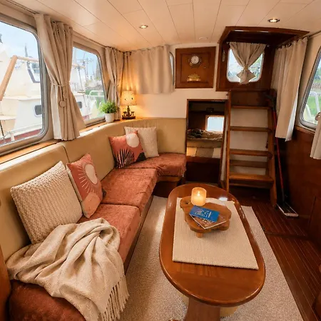 Båthotell Zimon- Bateau Authentique - Vue Sur La Seine Rouen